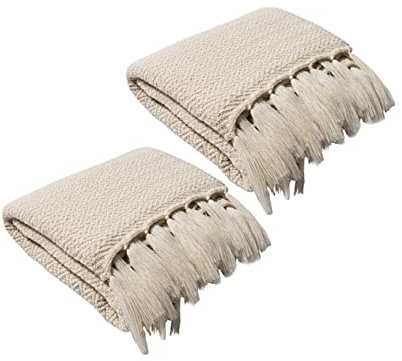 Veemoon Häkel Decke Strickdecke Beige Für Sofa Bezug Kuscheldecke Aus Umweltschonenden Materialien Gehäkelte Schlafdecke Für Zuhause