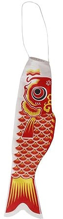 VANZACK Japanischer Windsack Karpfen-Flagge Japanische Karpfenflagge Japanische Koinobori Koinobori-windsack Rot Banner Japanischer Stil