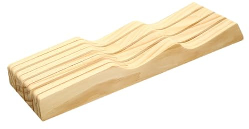 Generic Drawer Organizer, Protecting Organizer Block, Storage Block Holds 7 Knives, Bamboos Drawer Organizer Insert, Organiser, for Home, Chefs, Housewarming Gift
