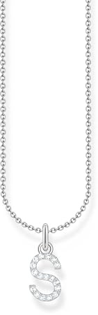 THOMAS SABO Halskette Buchstabe 925 Sterling Silber mit Zirkonia KE2240 - KE2265