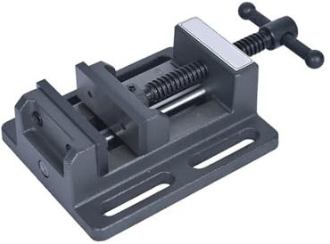 ZEEGII Kippbarer Maschinenschraubstock 6 Zoll, Hochleistungs-Präzisionsschraubstock mit Führungsstange, Fräsmaschine, Schraubstockvorrichtung