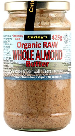Carley's Organic Raw Whole Almond Butter, 500g