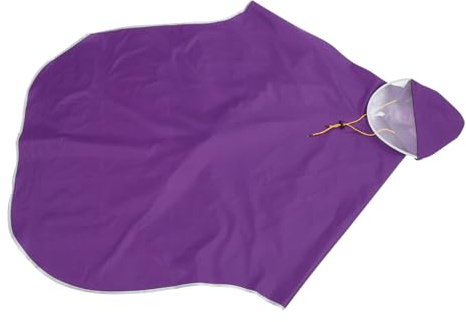 PACKOVE Men's Women's Cycling Raincoat Back Rain Poncho Windproof Rain Cape Unisex Jacket for Adults Bike Scooter Cover