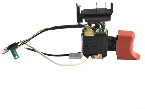 Electric Drill Trigger Switch Replacement Part, BS10.8V Cordless Drill for 343410350 Power Tool Accessories 16A 7.2V-24V Black