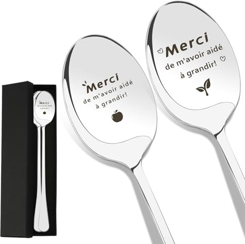 Cadeau Maitresse D'école Fin D'année Cadeau Merci Pour Maitresse D'école Cuillere a Cafe Cadeaux Remerciements Pour Atsem Aesh Cadeaux Remerciements Pour Maîtresse Nounou Noel Pâques Nouvelle Année