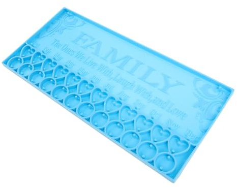 SHINEOFI Molde De Silicona Para Letrero De Puerta Rectangular Molde Flexible Para Manualidades De Silicona Para Letreros De Indicación Interiores