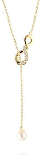 JETTE Damen-Kette 925er Silber, recycelt Perlmutt 32029970