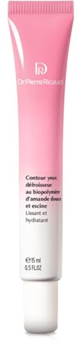 Dr Pierre Ricaud Contour Yeux Défroisseur Lissant Hydratant - Crème pour le Contour de l'Oeil à l'Escine et Amande Douce - Soin Anti-Age Hydratant pour Femme - 15ml