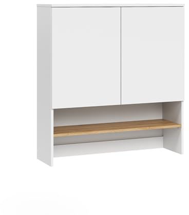 Vicco Mobile lavatrice Viktor, Bianco/Artisan, 93.6 x 100.4 cm