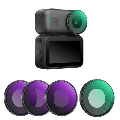 K&F CONCEPT CPL+ND8+ND16+ND32 Filter, ND Filterset kompatibel mit DJI Nano | 4er Pack CPL ND Filterset, Mehrfach Beschichtete HD optisches Glas, Aluminiumlegierungsrahmen, FD151