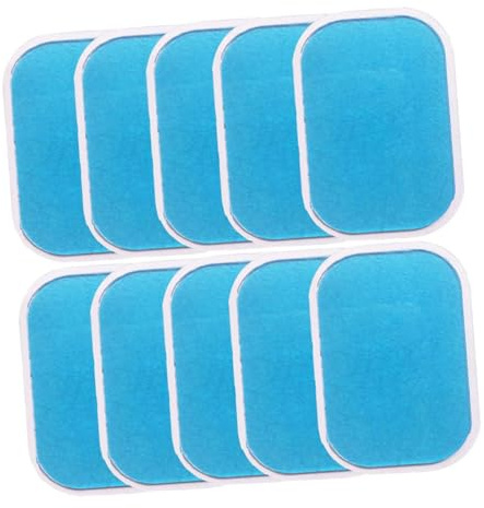 MUCKLILY 12 Stück-pack Hydrogel Fitness Pads zur Muskelentspannung und Schmerzlinderung Selbstklebende Massage Sticker aus Hydrogel Tragbar für Mann und Frau