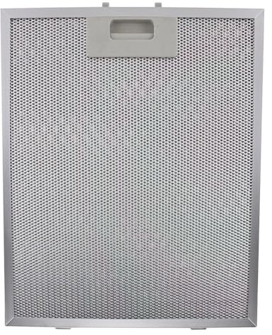 QOXEZY Dunstabzugshaubenfilter, Metallgitter, Aluminium, ideal für Küche, mit Herd und Dunstabzugshaube, Größe 1 Stück, aus Metall und Edelstahl