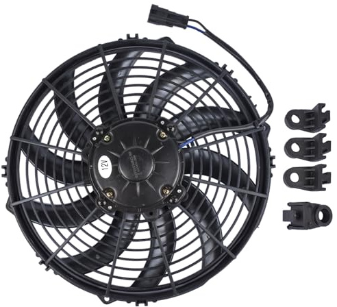 Replacement 12V Condenser Fan for Refrigerated Trailer Units and Mobile Climate Control Systems
