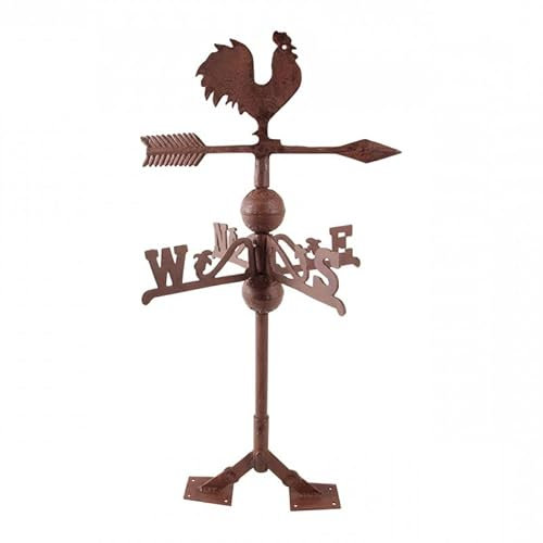 Girouette coq en fonte