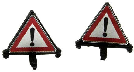 Modellbau Warndreieck - 2 Stück - Modellbau 1:32