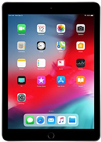 2018 Apple iPad (9.7-inch, WiFi + Cellular, 32GB) Space Grey (Renewed)