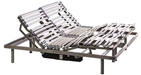 ekamia - Cama Articulada Eléctrica Doble Emparejada de Matrimonio - 150cm x 190cm, Mando con Cable
