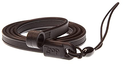ZoopLoop Black Silicone Scratchproof 20.75in Tether for Digital Electronic Styluses (Diameter Range: 0.27-0.37in) - Secure Stylus to Tablet Case - Tablet Pencil Holder Accessory