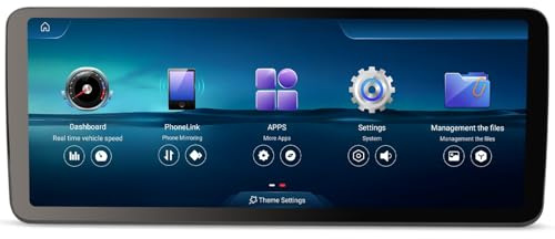 Erisin 12,3 8+128 GB 8 kärna Android 13 bilradio för Mercedes Class C/GLC/X/V W205 X253 W447 X200 NTG 5.0 Stöd GPS Navi Carplay IPS WiFi 4G Dab+ DSP Android Auto BT5.0 SWC pekskärm
