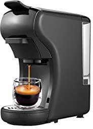TYUIOKJU Máquinas de café 5 en 1, cafetera de múltiples cápsulas, Expresso, cápsulas de leche, cápsulas de café molido