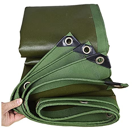 Bâche en toile imperméable et résistante pour camion, meubles d'extérieur, caravane, bateau, camping, bois de chauffage, bois de chauffage, 1,2 x 2,4 m
