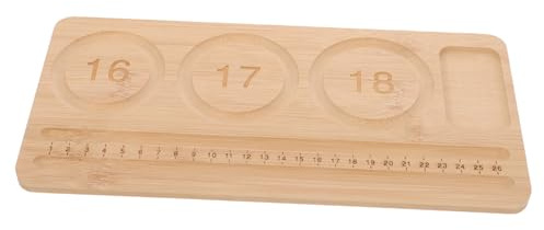 Angoily Perlenbrett zur Sortierung und Verhinderung von Perlenverlust Holz für Schmuckherstellung with Mehreren Fächern für Selbstgemacht Bastelarbeiten und Schmuckdesign von Armbändern