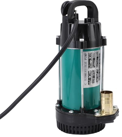 HELEVIA Submersible Pump, Direct Current 300W Deep Well Water Pumps, 1in Maximum Head 72 ft 18 GPM 4m³/h Brushless Copper Motor with 23ft Cable, for Households, Farms, Ponds (DC24V)