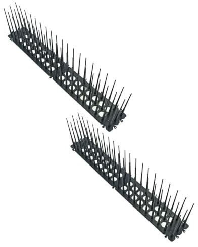 UPKOCH 2 Stück Katzenabwehrmatten mit Kunststoffspikes Witterungsbeständig für Garten Dach Zaun Umweltfreundliche Anti Katzen Schutzmatten