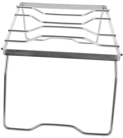CONGARTENO Stainless Steel Folding Bbq Rack Portable Campfire Grill Stand for Outdoor Camping Picnics Multifunctional Pattern for Even Heat Distribution and Versatile Cooking