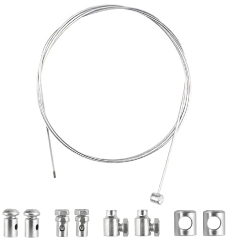 Universel Câble d'Embrayage, avec Serre Câble pour Moto Tondeuse Quad, Length 129.5cm Kit de Réparation Durable et Polyvalent Pièce Essentielle pour des Changements de Vitesse F