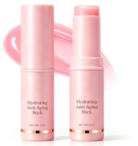 2 styck Wrinkle Multi Balm Stick Collagen Anti-rynk Stick Set Anti-rynk Collagen Ögonbalsam Fuktkräm för ögon, hals, ansikte