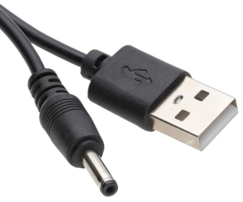 kenable USB Zum DC Strom Kabel 1.3mm x 3,5 mm 5V 2,1a 2100mA 1 m [1 Meter]