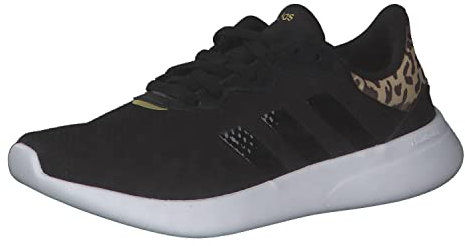 adidas Damen QT Racer 3.0 Shoes, Core Black/Core Black/Gold Metallic, 38 2/3 EU