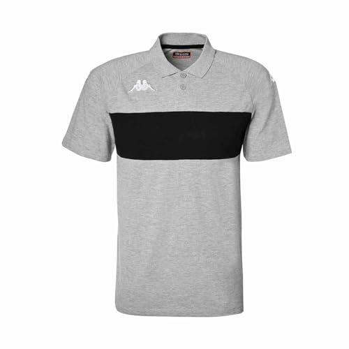 Kappa - Polo Dianetti pour Homme - Gris - Taille L