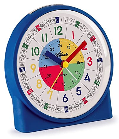 Atlanta 2125/15 Kinderwecker mit Leisegang Blau