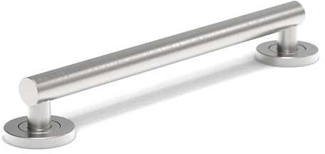 AquaChase ADA Compliant Grab Bar,500lbs Weight Support for Bath Safety (16 inch, Brushed Nickel)
