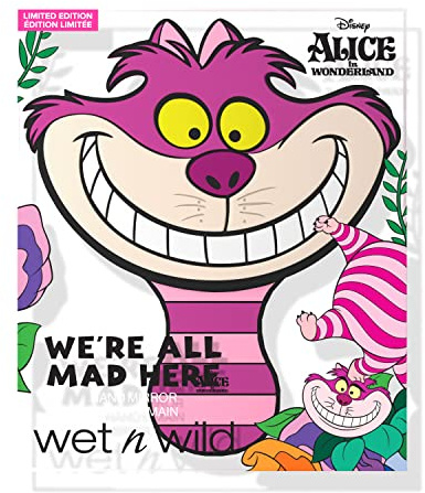 wet n wild Alice in Wonderland Collection, Comfort-Grip Handle, Versatile & Portable Hand Mirror- We're All Mad Here