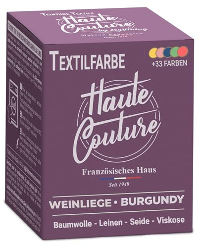 Haute Couture - Teinture Textile Tout-en-Un - Lie de Vin - 350g