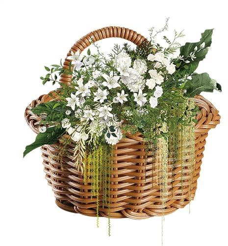 Aufbewahrungskorb, aus Seehyazinthenwasser, Korb, Flechtkörbe, 1 Stück Korbaufbewahrung und 2 Stück kleine Regalkörbe, geflochtene Körbe.