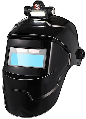 JUMPLAWN Maschera Per Saldatore Di Ombreggiatura Casco Da Saldatura Portatile Montaggio Sulla Testa Adatto Per Saldatura Ad Arco in Interni Ed Esterni