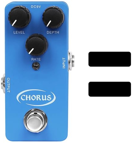 Pedal de guitarra profesional de múltiples efectos, parámetros ajustables, distorsión, reverberaciones, retardo, compactos, herramienta de músico, fácil de usar, controles de pedal de guitarra