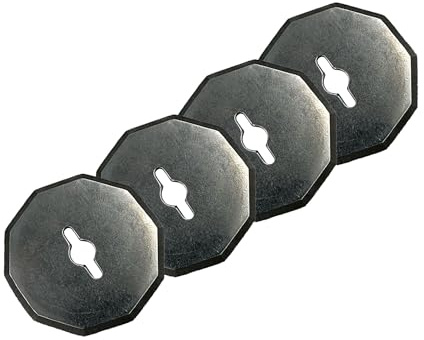 Hammersmith SharpSpin - 4er Pack Ersatzklingen für elektrische Schere - Rundklingen Set für Universalschneider - präzises Schneiden von Karton, Stoff, Leder, PVC & Teppich - schneller Klingenwechsel