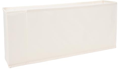Wakects Panier de Rangement étroit, Organisateur en Tissu Oxford 600D, Bac de Rangement Mince pour étagères et Tiroirs de Placard (47 * 10 * 20cm)