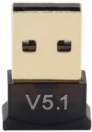 Riven Adaptador USB Bluetooth 5.1 para PC Wireless Bluetooth Dongle Plug and Play Compatible con Windows 11 10 8 7 Desktop Laptop