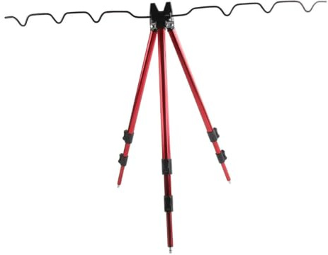 XCTDSVAH Porta Canna da Pesca Accessorio for Attrezzatura for Supporto for treppiede for Canna da Pesca telescopica in Lega di Alluminio for canne Portatili