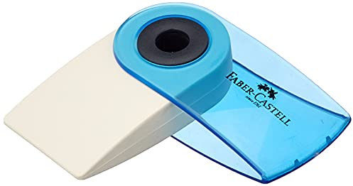 Faber-Castell Sleeve Mini 182412 Gomme translucide, couleurs assorties (aucune sélection de couleur possible)