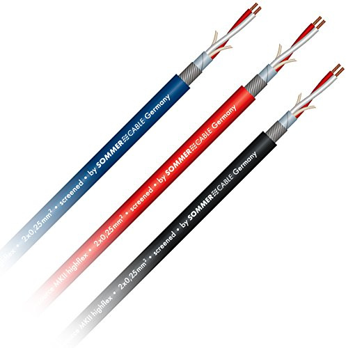 Sommer Cable SC-SOURCE MKII Mikrofonkabel 2 x 0,25 mm² HIGHFLEX OFC (5m, schwarz)