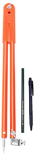 Nrpfell Size Carpenter Precision Pencil Compasses Diameter Adjustable Dividers Marking and Scribing for Woodworking