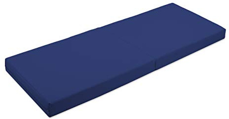Gutekissen® Weichbodenmatte Gymnastikmatte Turnmatte Fitnessmatte Faltmatratze 2 EKO MAT (170x85x5, Dunkelblau)