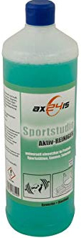 Axis Line Sportstudio Aktiv Rengöringskoncentrat - 1 Liter Rengöring | Professionellt koncentrat för gym, bastu och solarium med fräsch doft, tar bort svettlukt, tillverkat i Tyskland.